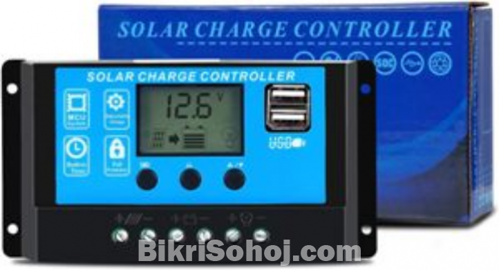 PWM SOLAR CHARGE CONTROLLER 10A with USB